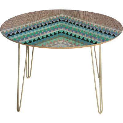 Round Metal Base Dining Table