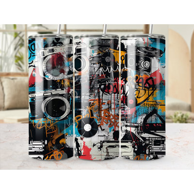 Choose Handmade Tumblers 591 mL Vacuum Insulated Stainless Steel (18/8) Travel Tumbler with Straw