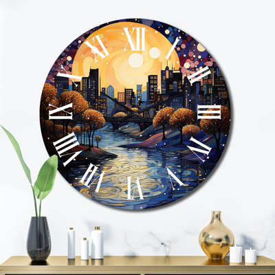 Christoffel Metal Wall Clock