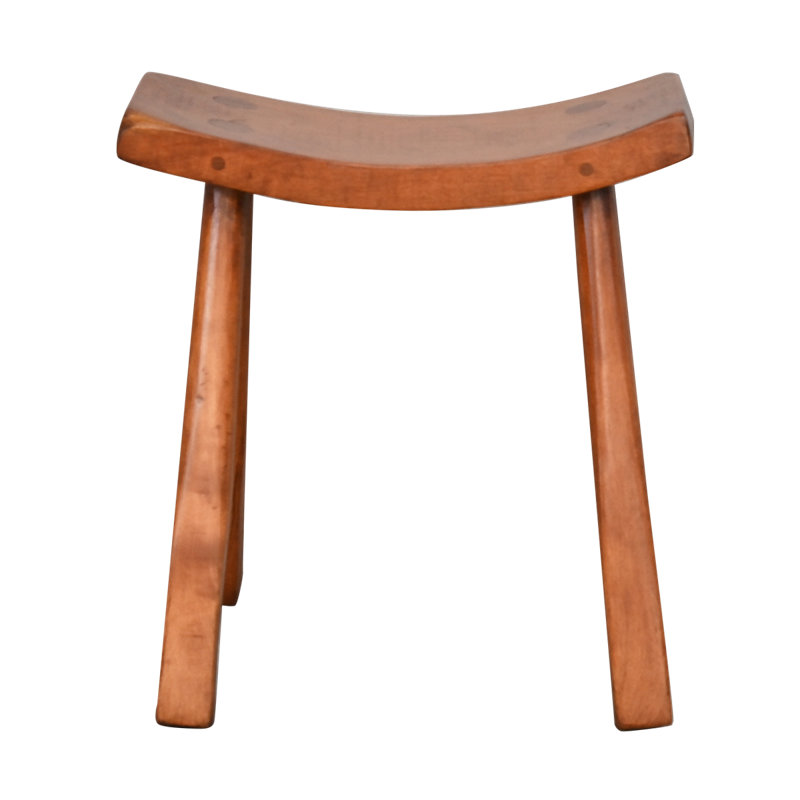 Canyon Lodge Solid Wood Saddle Stool