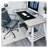 Cleartex Polypropylene Rectangular Anti-Slip Foldable Chair Mat for Hard Floors - 36" x 48"-72518248