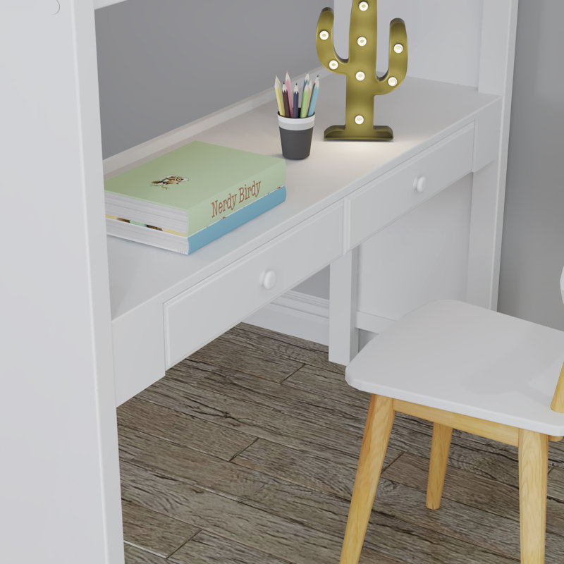 Lennon Kids Full Loft Bed, White