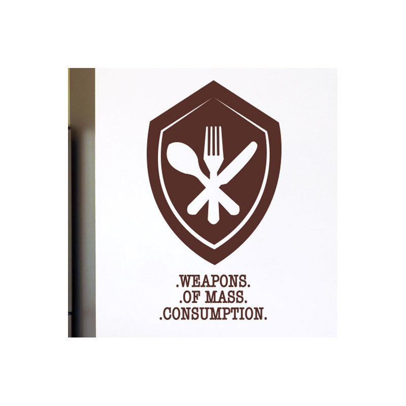 Wall Decal, Medium, Brown