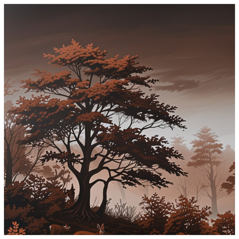 Couvertures Misty Forest Deer, 50in W x 60in H