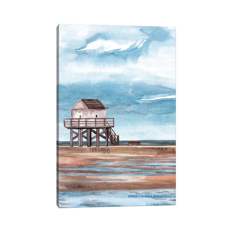 Along The Shoreline II by Melissa Wang - Wrapped Canvas Gallery-Wrapped Canvas Giclée, 20.32 cm H x 30.48 cm W