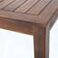 Table de salle à manger d'extérieur en bois d'acacia avec surface à lattes