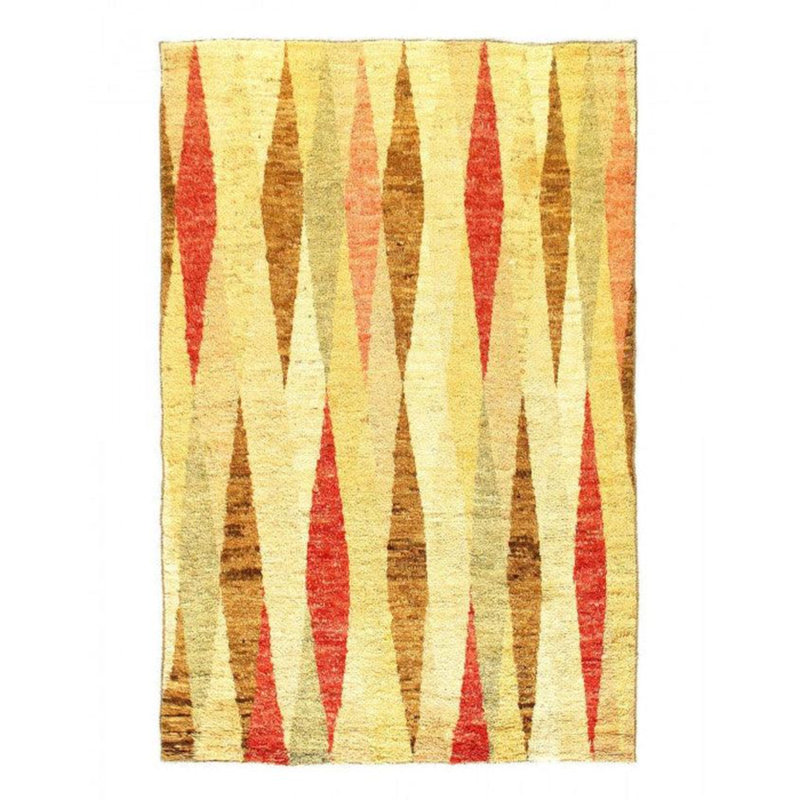 Canvello Fine Hand Knotted Modern Shaggy Rug - 5'6'' X 8'7''