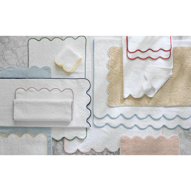 Cairo Bath Sheet, Purple/White