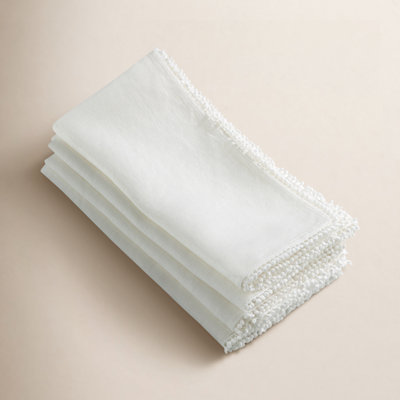 Trezza Reversible Linen Napkin