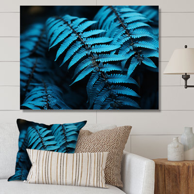 Ferns Turquoise Whimsy I - imprimé