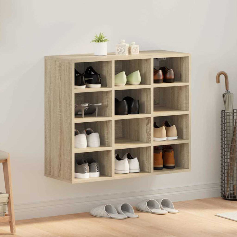 Shoe Cabinet, Sonoma Oak