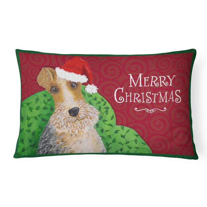  Coussin lombaire intérieur / extérieur Wire Fox Terrier