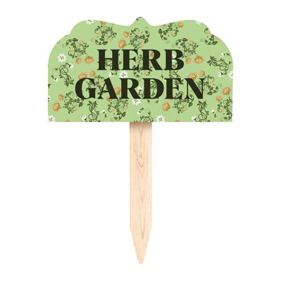 Herb Garden Decorative Shaped Garden Stake