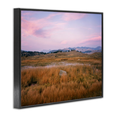 Morning Light, Rock & Grasses Framed Giclee, design by Jim Becia