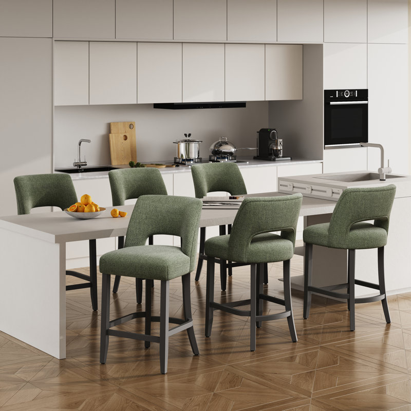 Tabouret de bar Bisto, Vert, 6