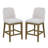 Tucker Cream Upholstered Counter Stools