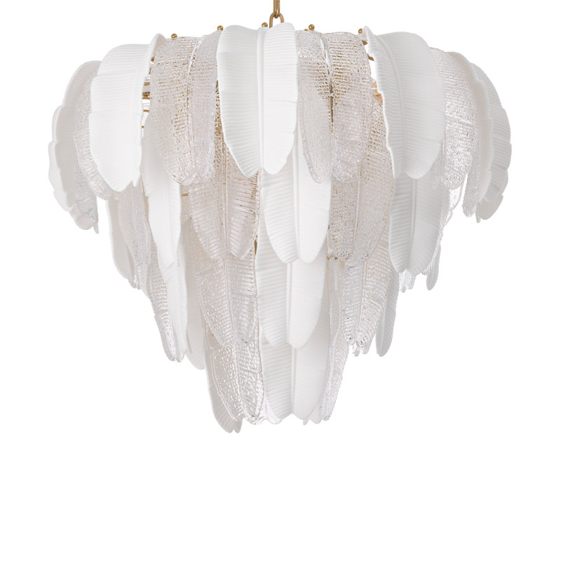 Saint Lucia Chandelier, 26.77" H x 23.62" W x 23.62" D