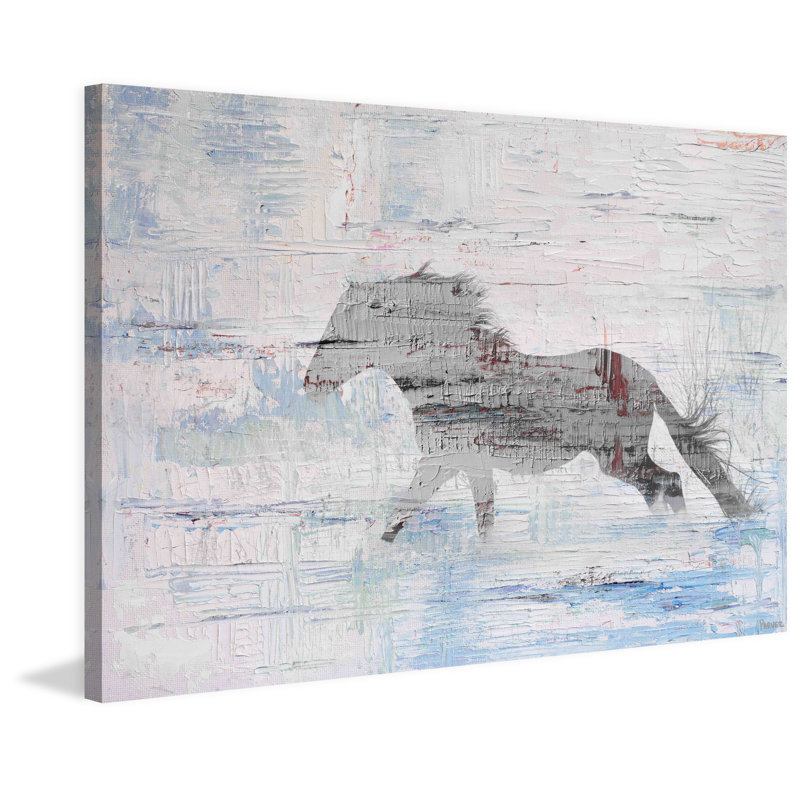 Parvez Taj - Wrapped Canvas Painting, 41cm H x 61cm W