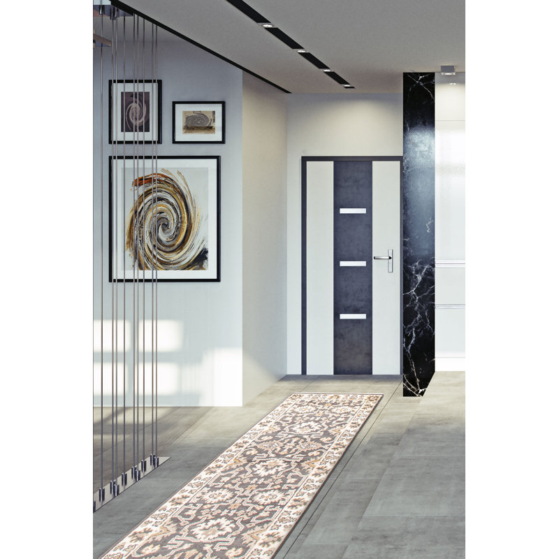 Tapis gris foncé Royal Oushak 2 pi 8 po x 7 pi 10 po