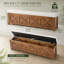 Banc d'entrée en bois massif de 63 pouces avec rangement à couvercle relevable,