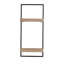 Tablette murale de style industriel avec deux tablettes