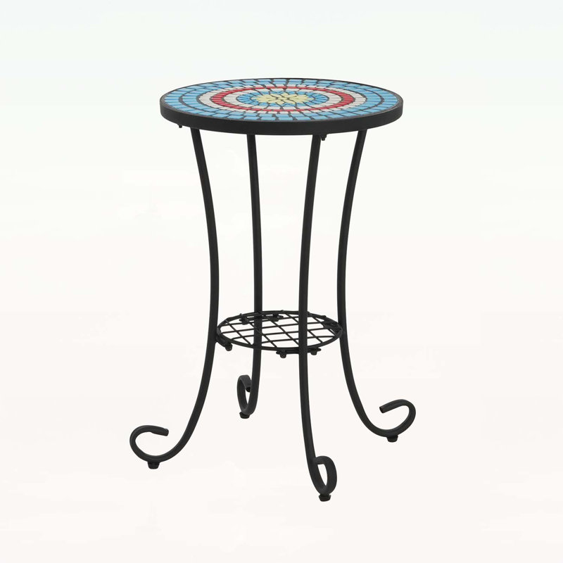 Zaire Ceramic Top Side Table