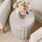 17'' H Modern Round End Table,Earth Tone-Colored