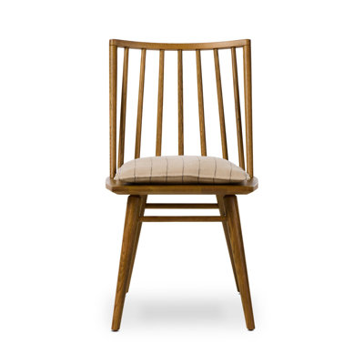 Lewis Windsor Chair With Cushion-Sandy Oak