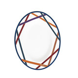 Pickle Dish NASTRI  Multicolor Diam. 9"