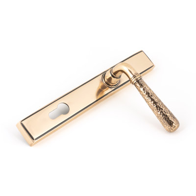 Hammered Newbury Lock Door Handle