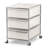 3 Drawer Steel Filing Cabinet With Wheels 24''H X 16.3''W X 20.5''D (1 Set)-1105637351