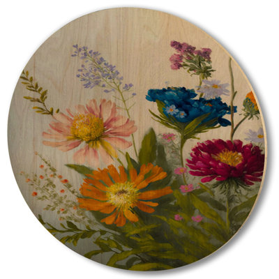 Décoration murale fleurs peintes en fleurs V - Bouquet floral