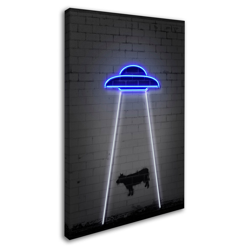 Magar Magar «UFO», reproduction d'impression sur toile tendue, H 19 po x l 12 po