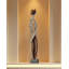 Sculpture luxueuse de style abstrait en résine