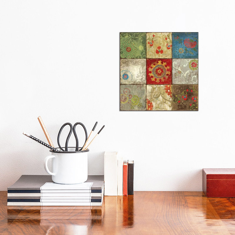 Suzani II by Allison Pearce - Wrapped Canvas Print, 30.48 cm H x 30.48 cm W
