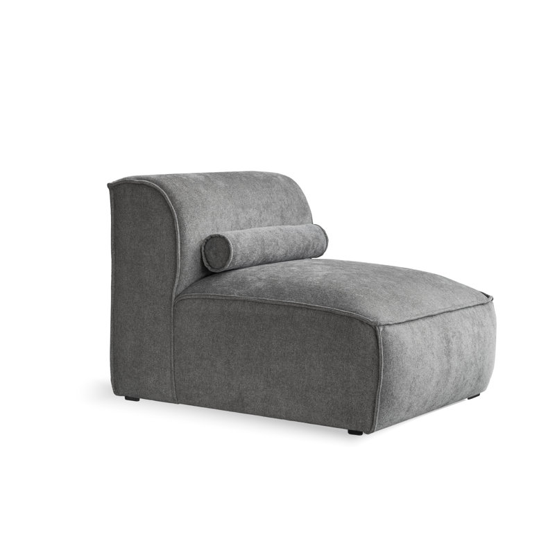 Flex Felix Armless Chair, Dark Grey