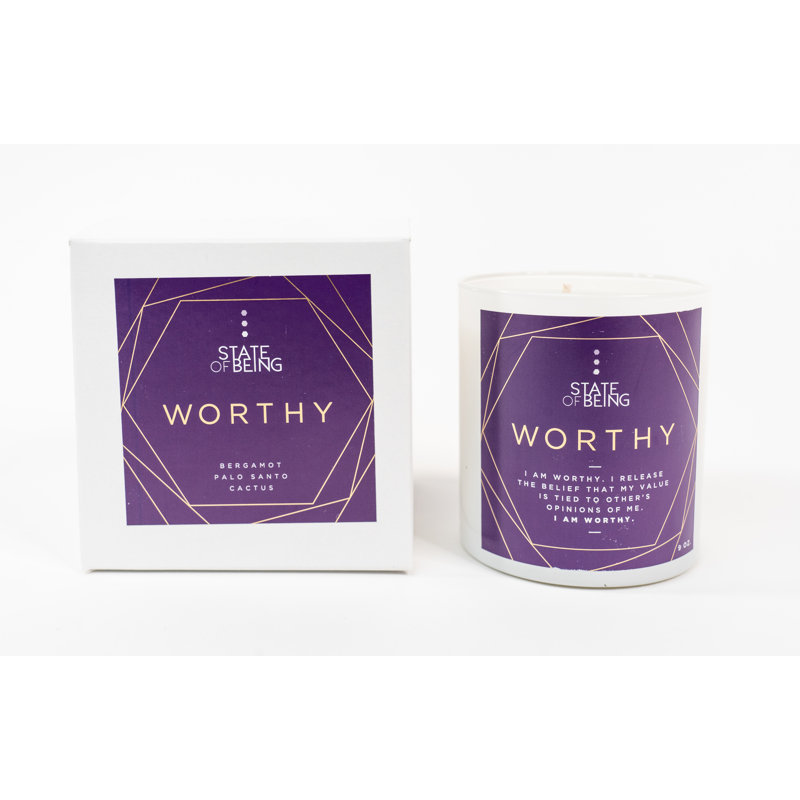 Bougie parfumée en pot Worthy Affirmation