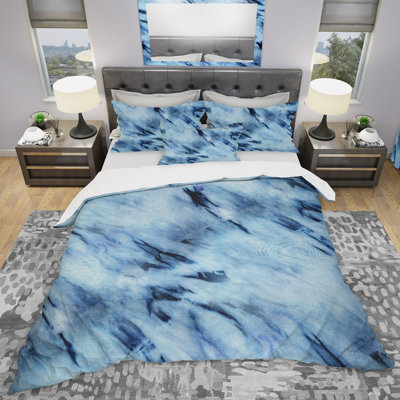 Tie Dye - Contemporary Duvet Cover Set - Microfiber Polyester