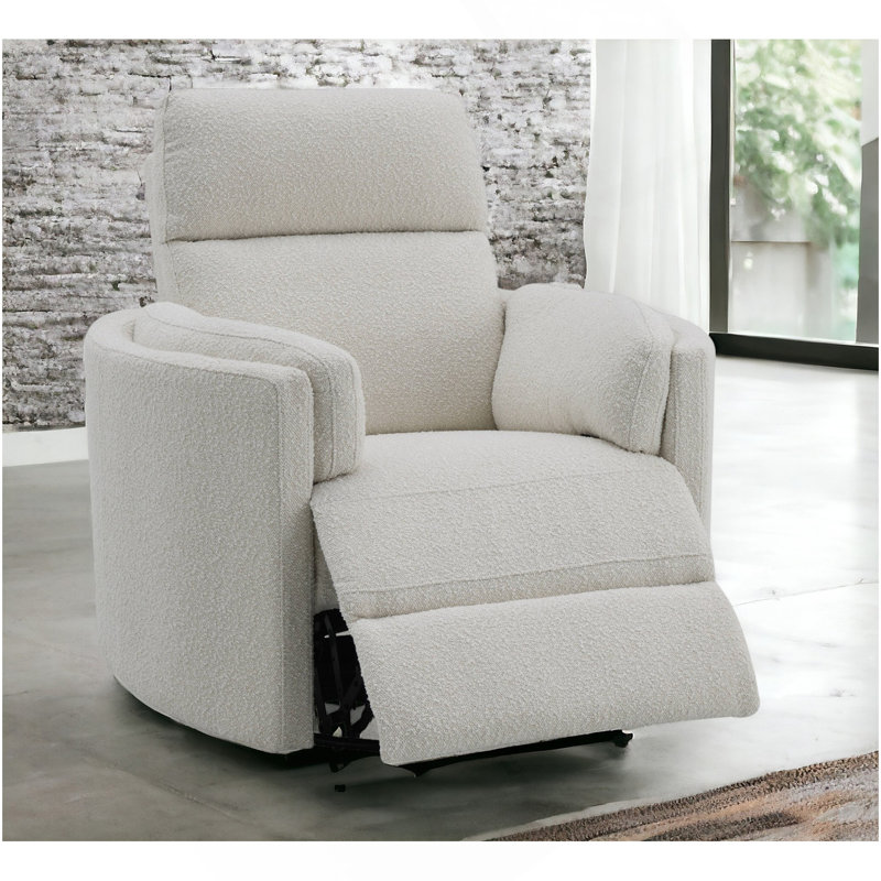 Fauteuil inclinable oscillant Sagen Beige Boucle
