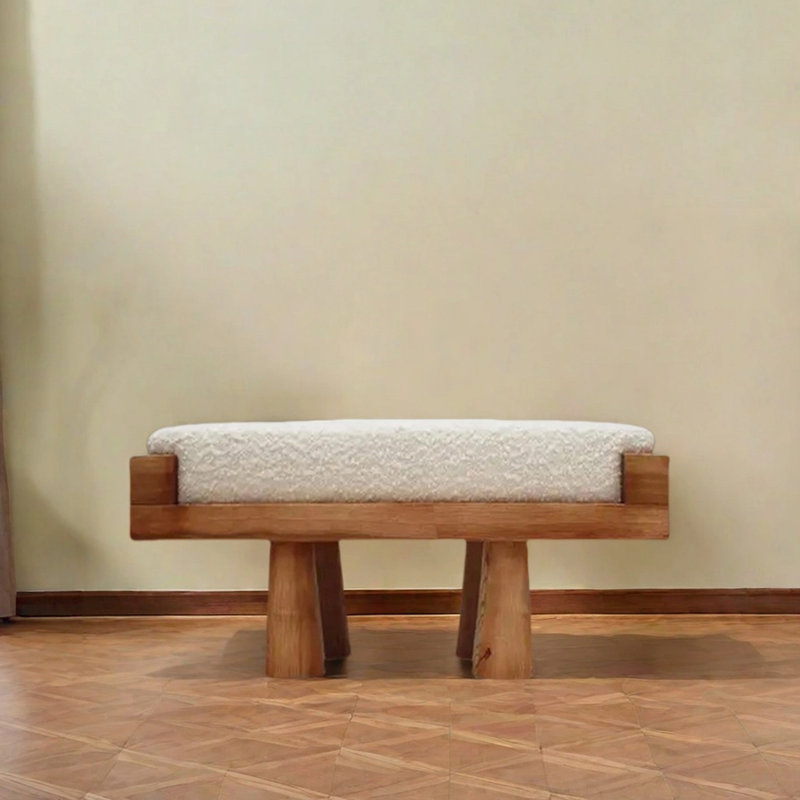 Vestiaire à langer en bois d'agneau, H 17,72 po x l 47,24 po x P 17,72 po