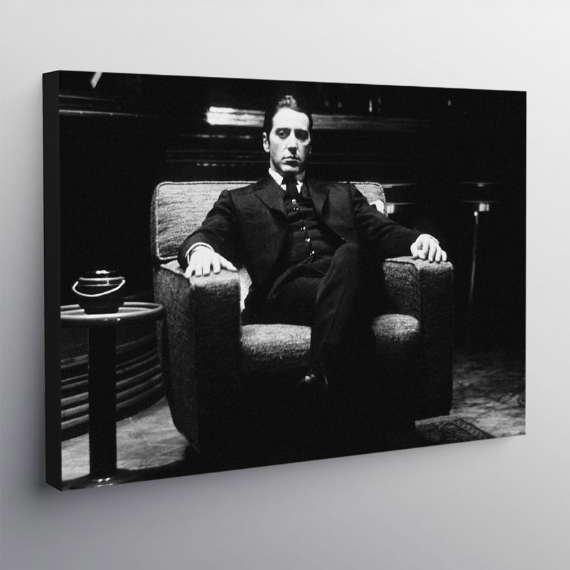 The Godfather Al Pacino - Wrapped Canvas Print, 41cm H x 61cm W x 3.8cm D