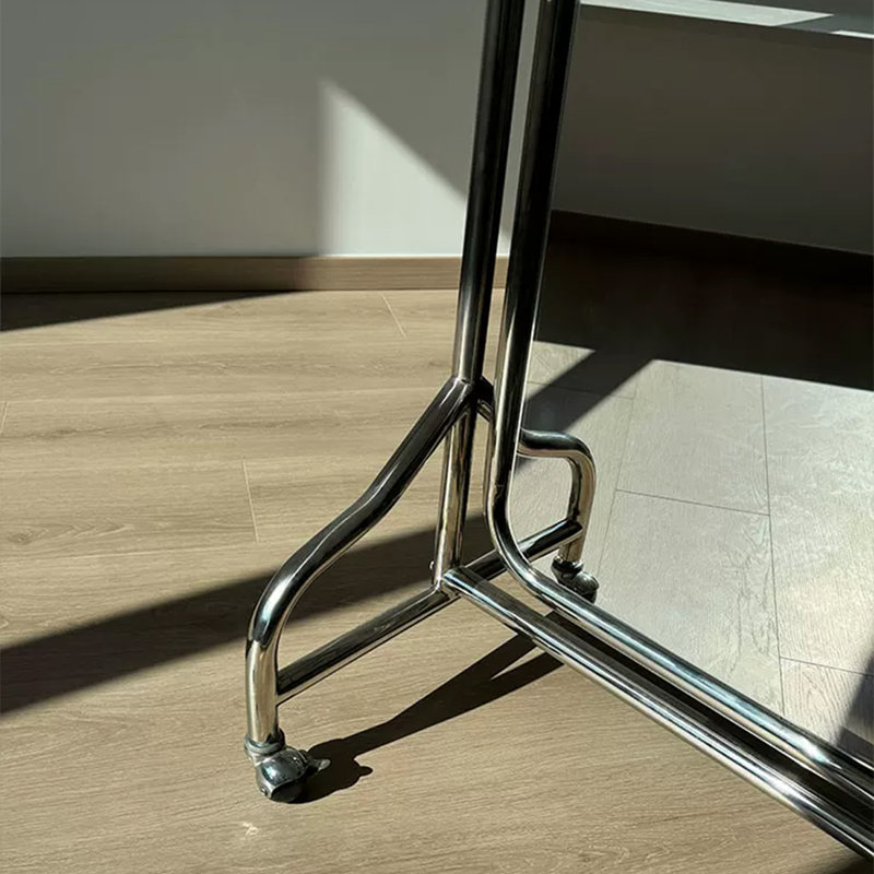 Miroirs pleine longueur rectangulaires en acier inoxydable