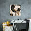 «Coffee Stain 2» par Alonzo Saunders, art mural sur toile, 18 po x 18 po-80520188