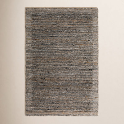 Felipa Handmade Recycled P.E.T Dark Gray/Camel/Beige Indoor/Outdoor Rug