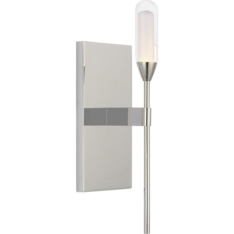 Peter Bristol Overture Medium Sconce, Polished Nickel