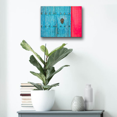" Cartagena Blue Door " by Mark A Paulda