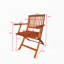 Ensemble de salle à manger de patio pliable, 4 chaises pliantes, usage intérieur et extérieur, teck