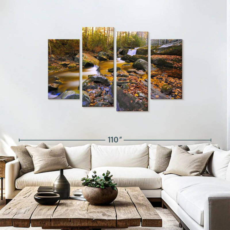 Alvord Autumn Stream, H 48 po x l 75 po