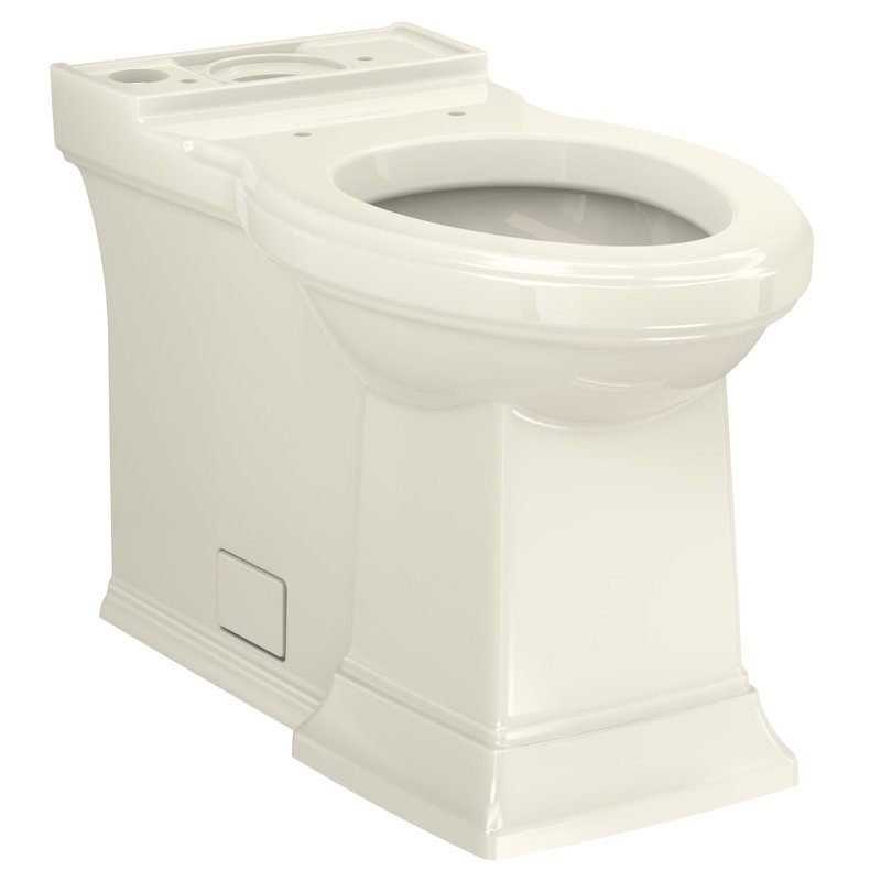 American Standard Town Square S GPF Elongated Comfort Height Floor Mounted Kit, Linen