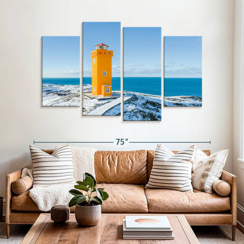 Aletra Winter au phare de Svortuloft, H 42 po x l 68 po